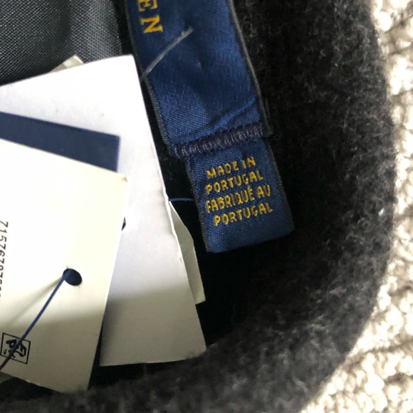 Polo Ralph Lauren Herringbone Black Overcoat - NWT Size 42S. - Picture 9 of 12